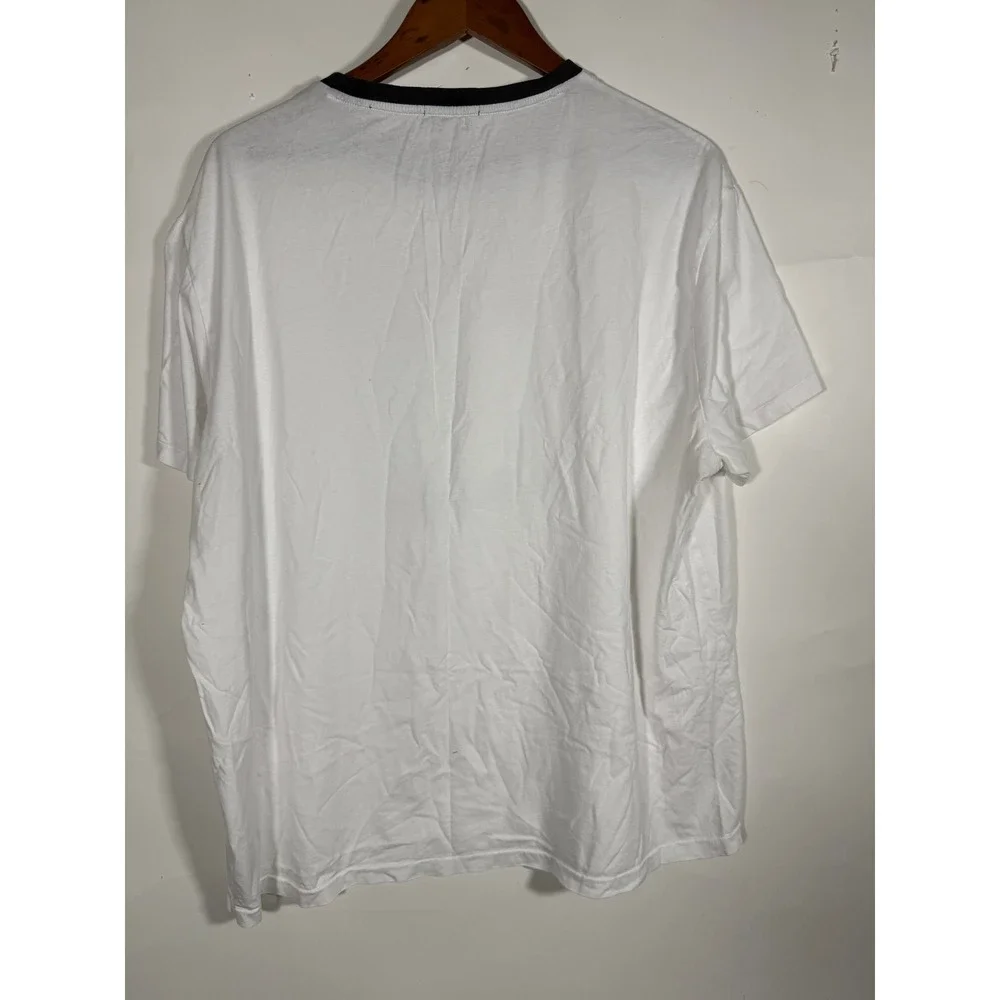 Polo Ralph Lauren Mens Polo Bear Captain Ringer T-Shirt White XXL Classic Fit
